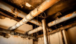 Old corroded Pipes
