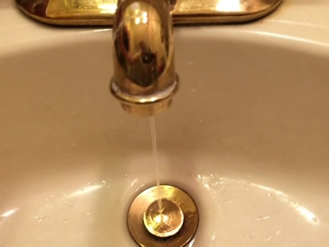 Low Water Pressure in Bathroom Sink